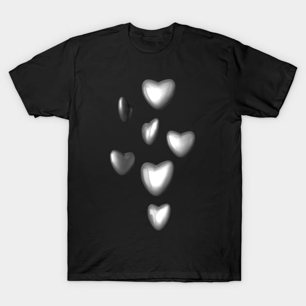 Unbreakable hearts metal T-Shirt by venitakidwai1